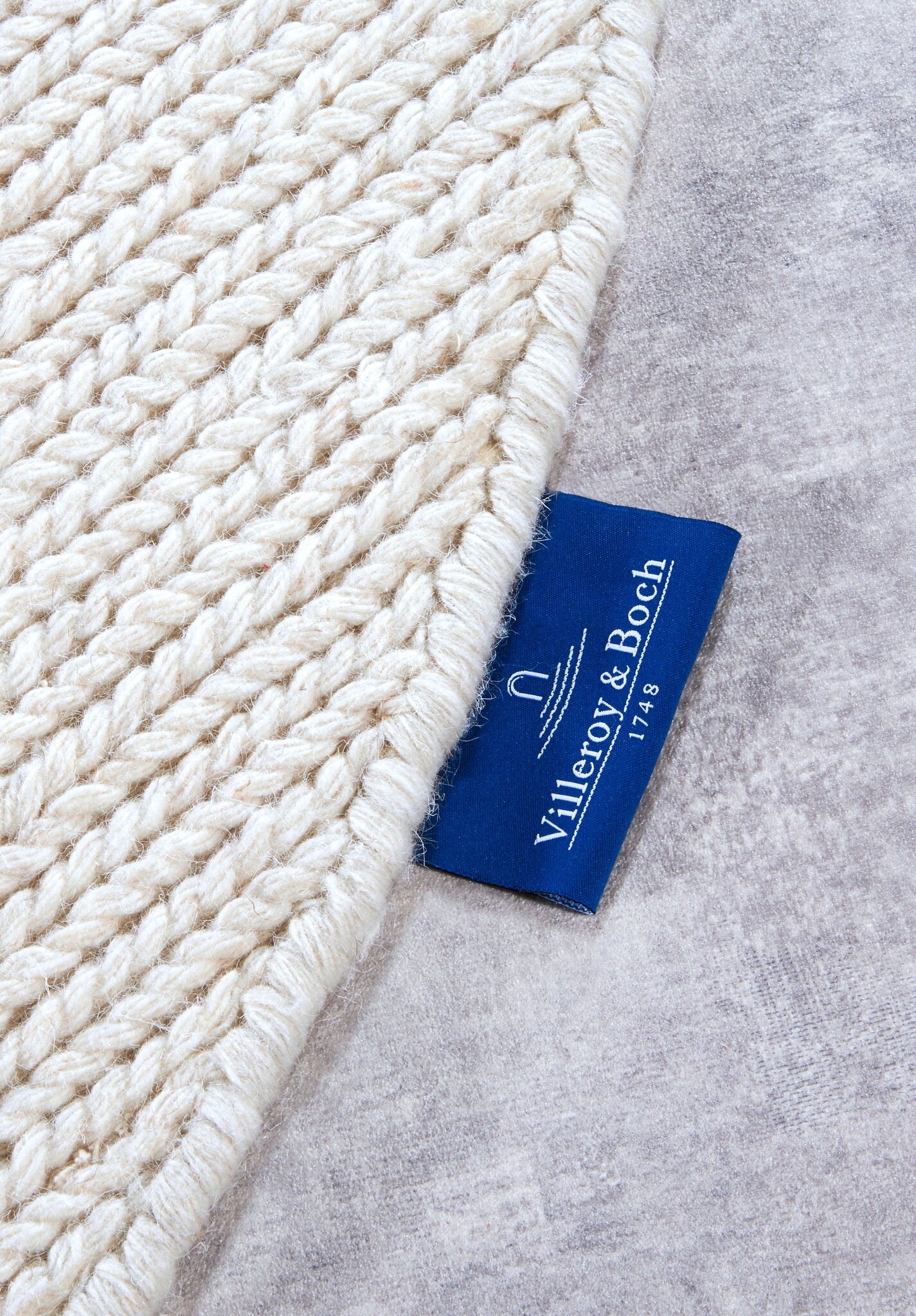 Villeroy & Boch Francois Ovaal Handgeweven Wol Vloerkleed Wit