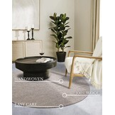 Villeroy & Boch Francois Rond Handgeweven Wol Vloerkleed Linnen