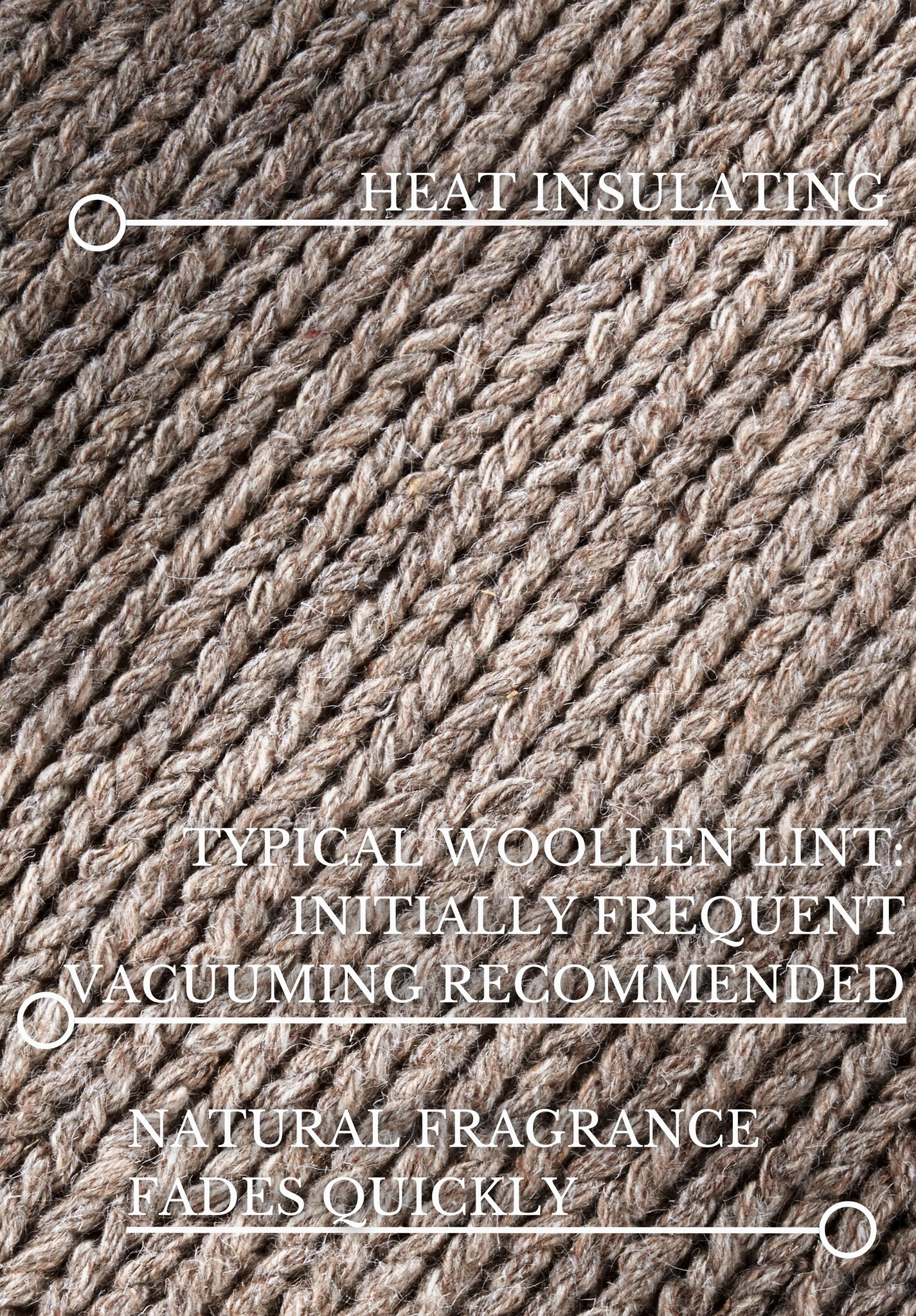 Villeroy & Boch Francois Rond Handgeweven Wol Vloerkleed Linnen