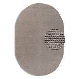 Villeroy & Boch Francois Ovaal Handgeweven Wol Vloerkleed Linnen Beige