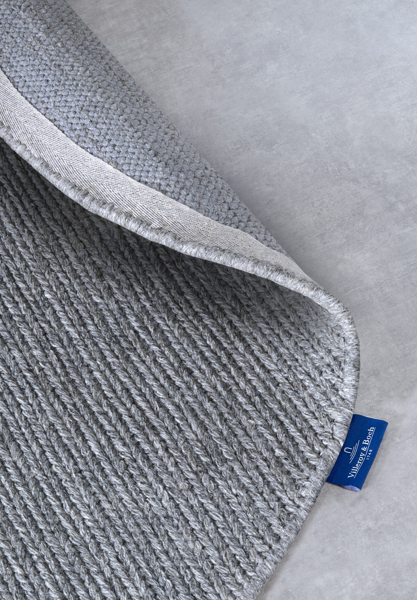 Villeroy & Boch Francois Ovaal Handgeweven Wol Vloerkleed Zilver