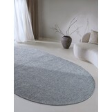 Villeroy & Boch Francois Ovaal Handgeweven Wol Vloerkleed Zilver