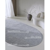 Villeroy & Boch Francois Ovaal Handgeweven Wol Vloerkleed Zilver