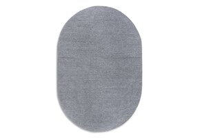 Villeroy & Boch Francois Ovaal Handgeweven Wol Vloerkleed Zilver