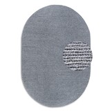 Villeroy & Boch Francois Ovaal Handgeweven Wol Vloerkleed Zilver