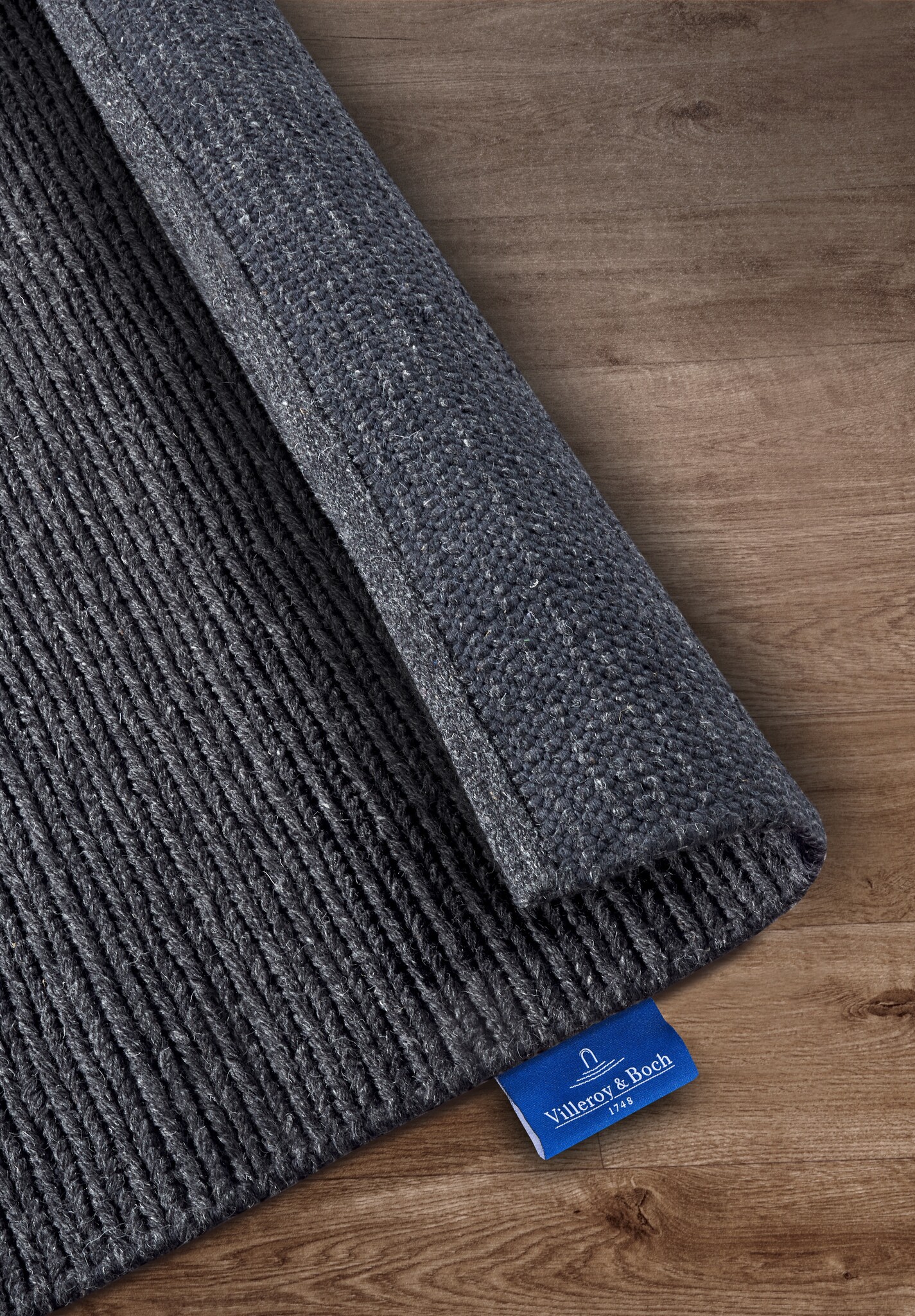 Villeroy & Boch Francois Handgeweven Wol Vloerkleed Antraciet