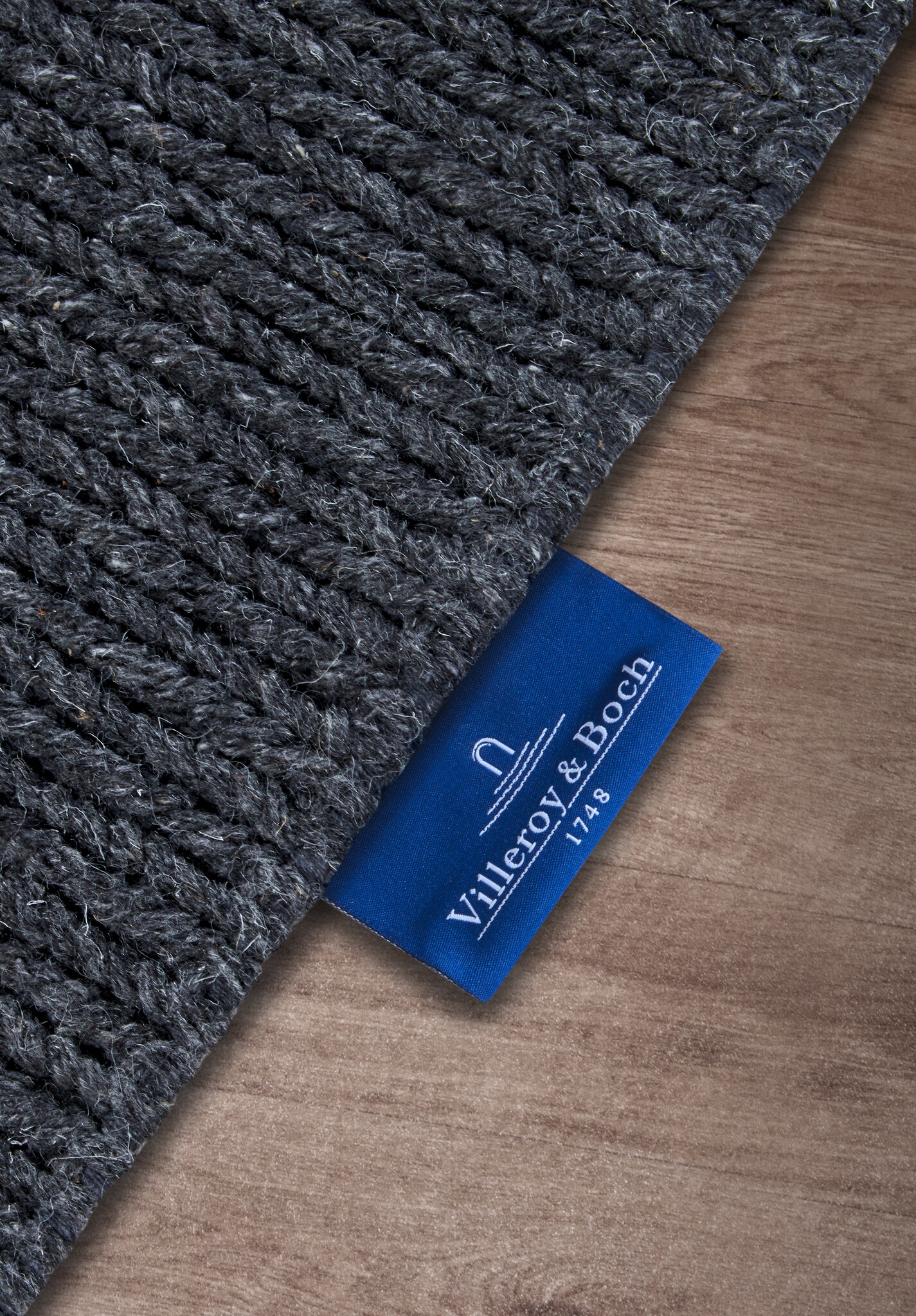 Villeroy & Boch Francois Handgeweven Wol Vloerkleed Antraciet