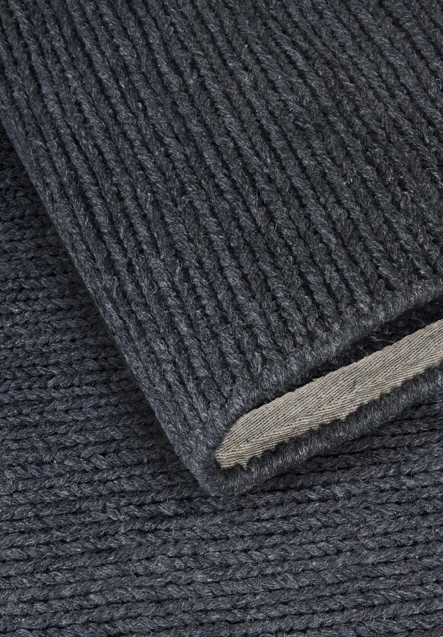 Villeroy & Boch Francois Rond Handgeweven Wol Vloerkleed Antraciet