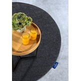 Villeroy & Boch Francois Rond Handgeweven Wol Vloerkleed Antraciet