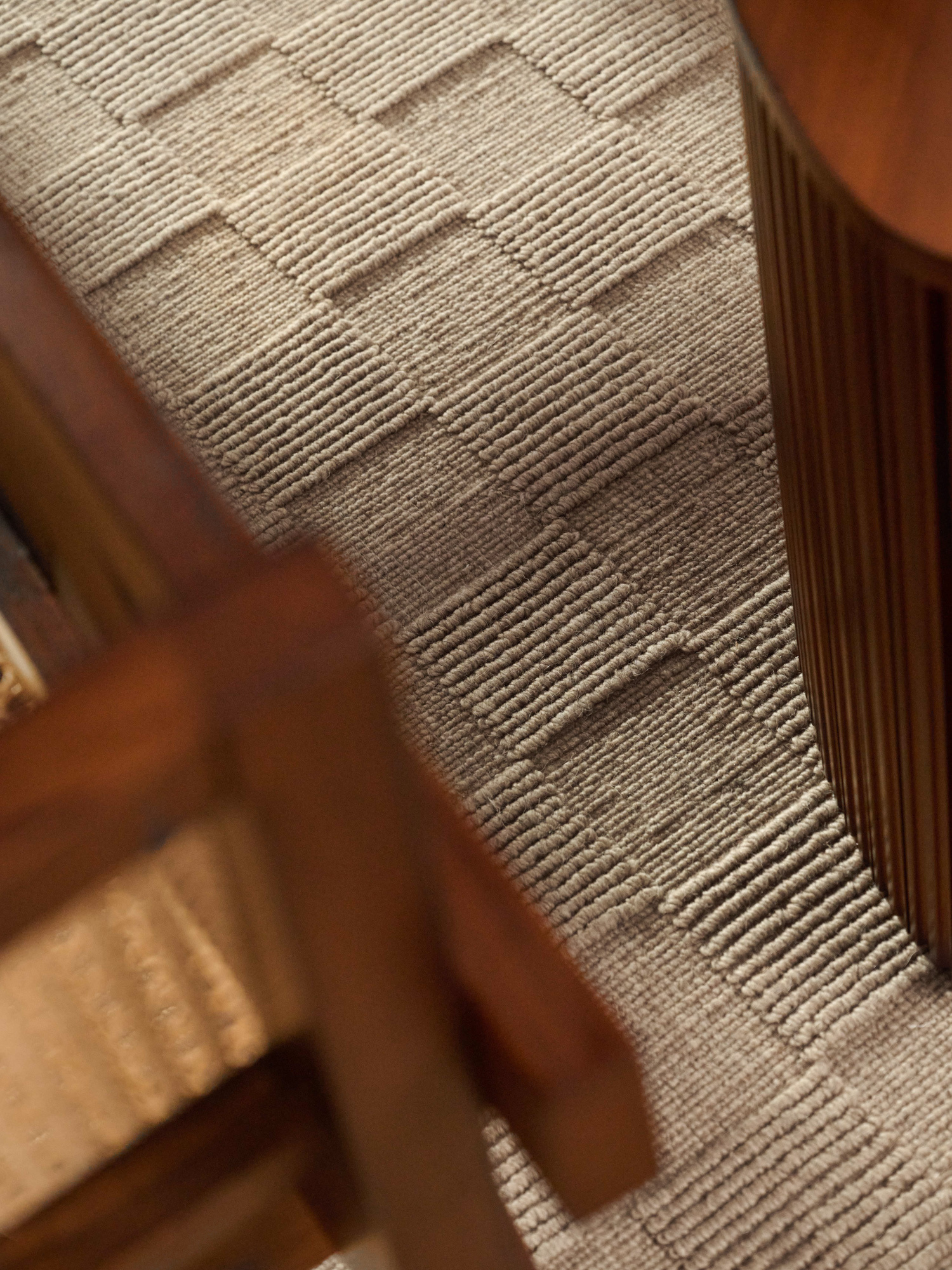 Villeroy & Boch Scala Handgeweven Wol Vloerkleed Donker Beige