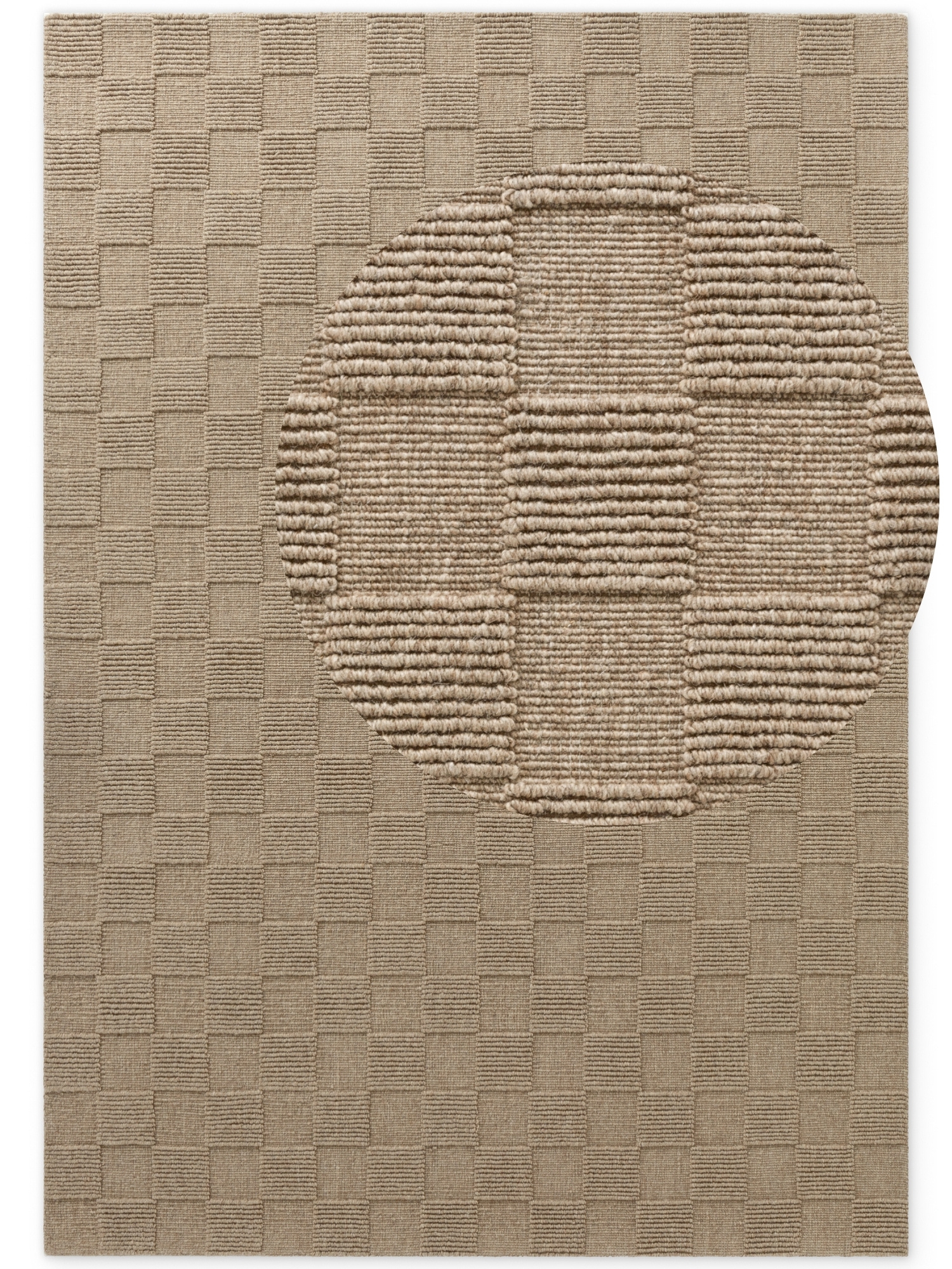 Villeroy & Boch Scala Handgeweven Wol Vloerkleed Donker Beige