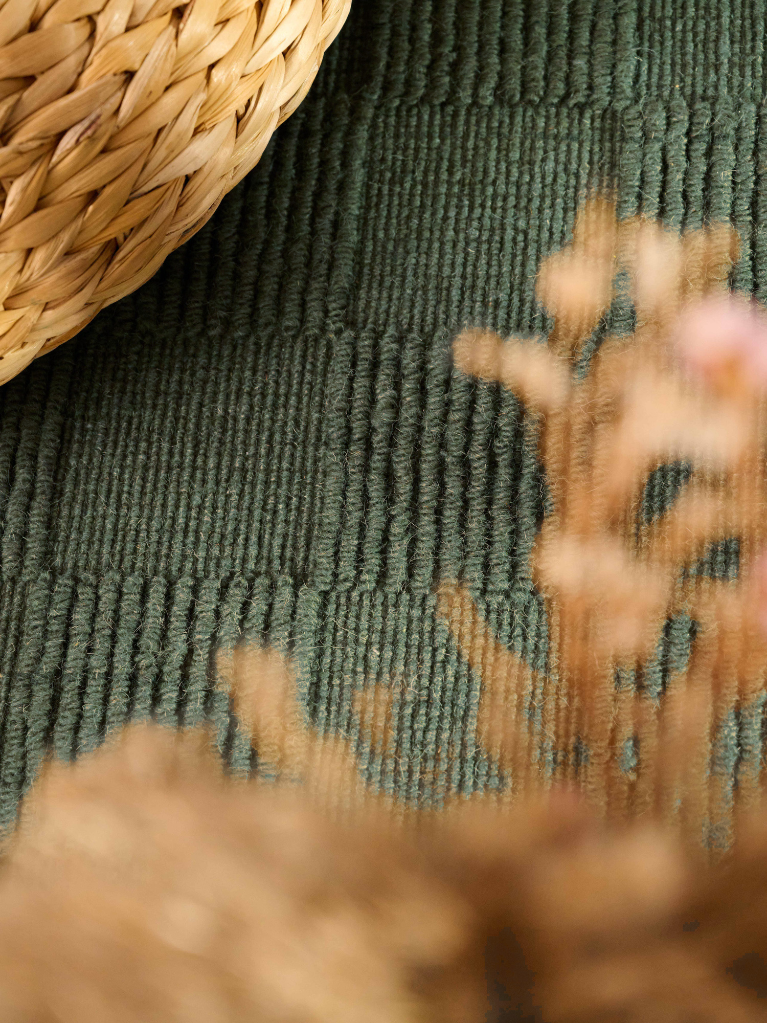 Villeroy & Boch Scala Handgeweven Wol Vloerkleed Groen