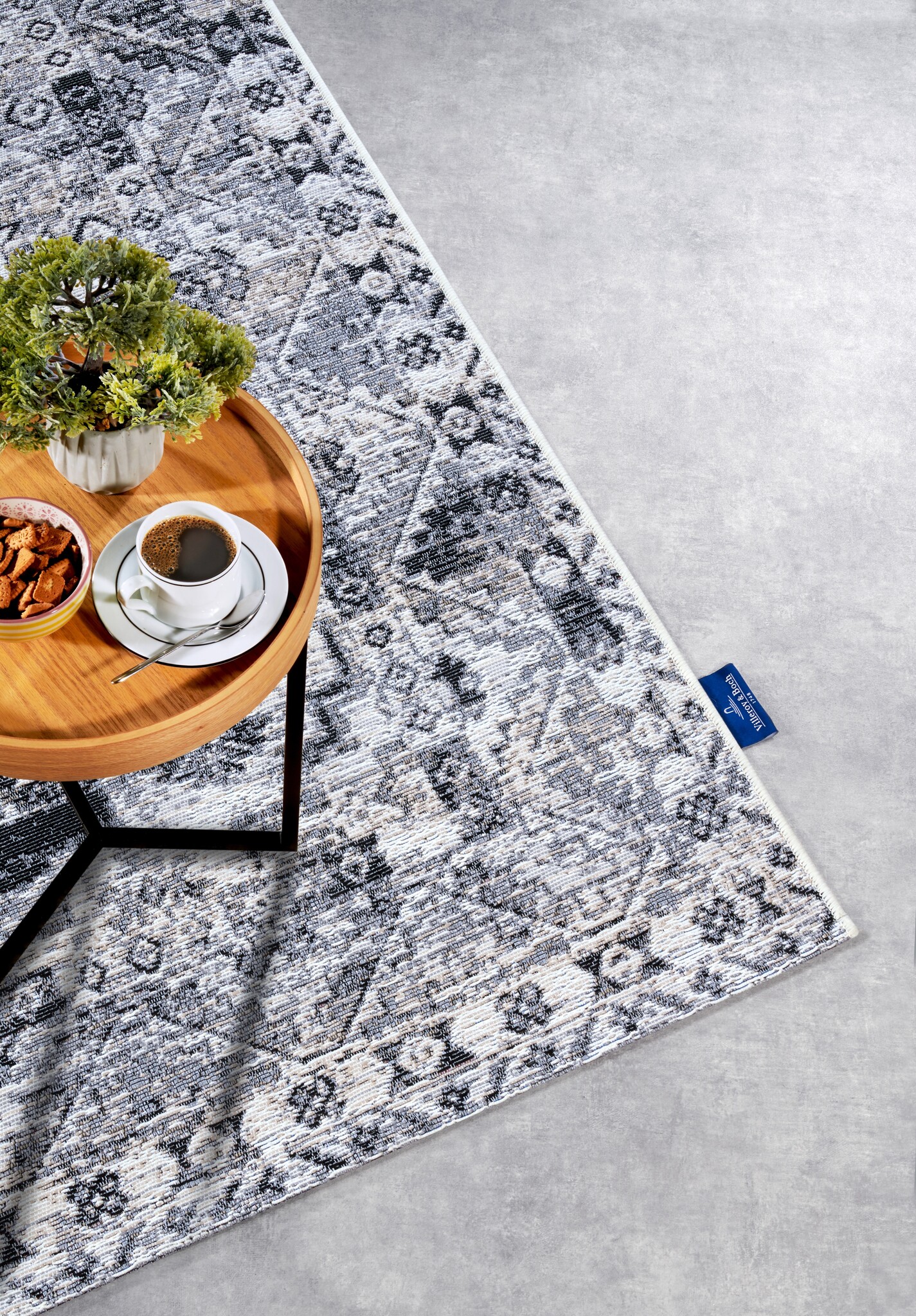 Villeroy & Boch Klassiek Buitenkleed Creme Grijs