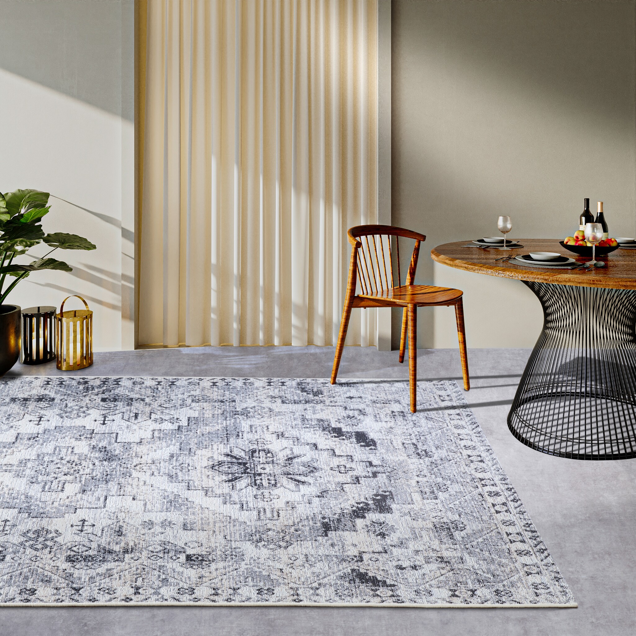 Villeroy & Boch Klassiek Buitenkleed Creme Grijs