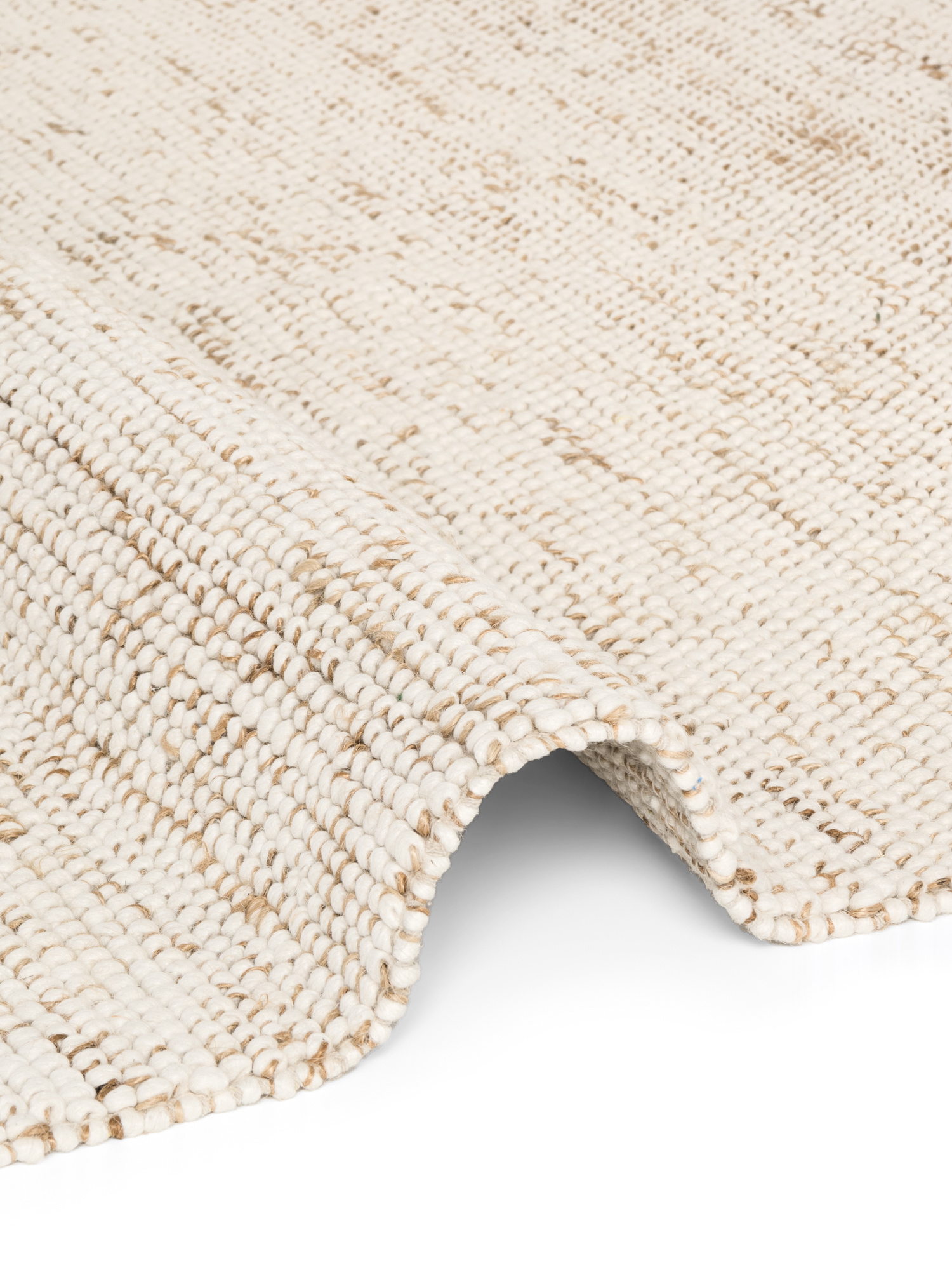 Villeroy & Boch Peas Wol Jute Vloerkleed Creme Beige