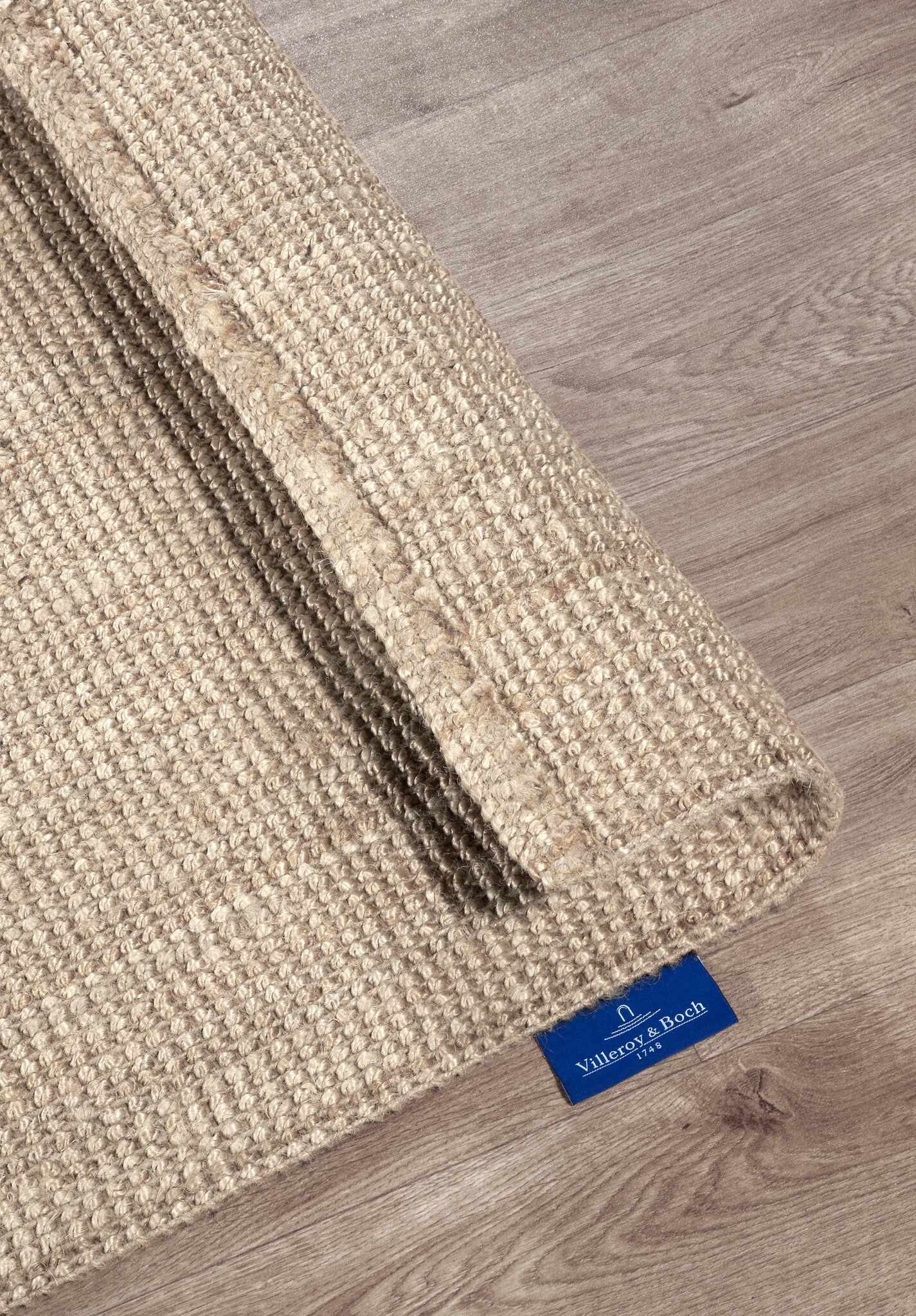 Villeroy & Boch Rosalie Jute Vloerkleed Beige Creme