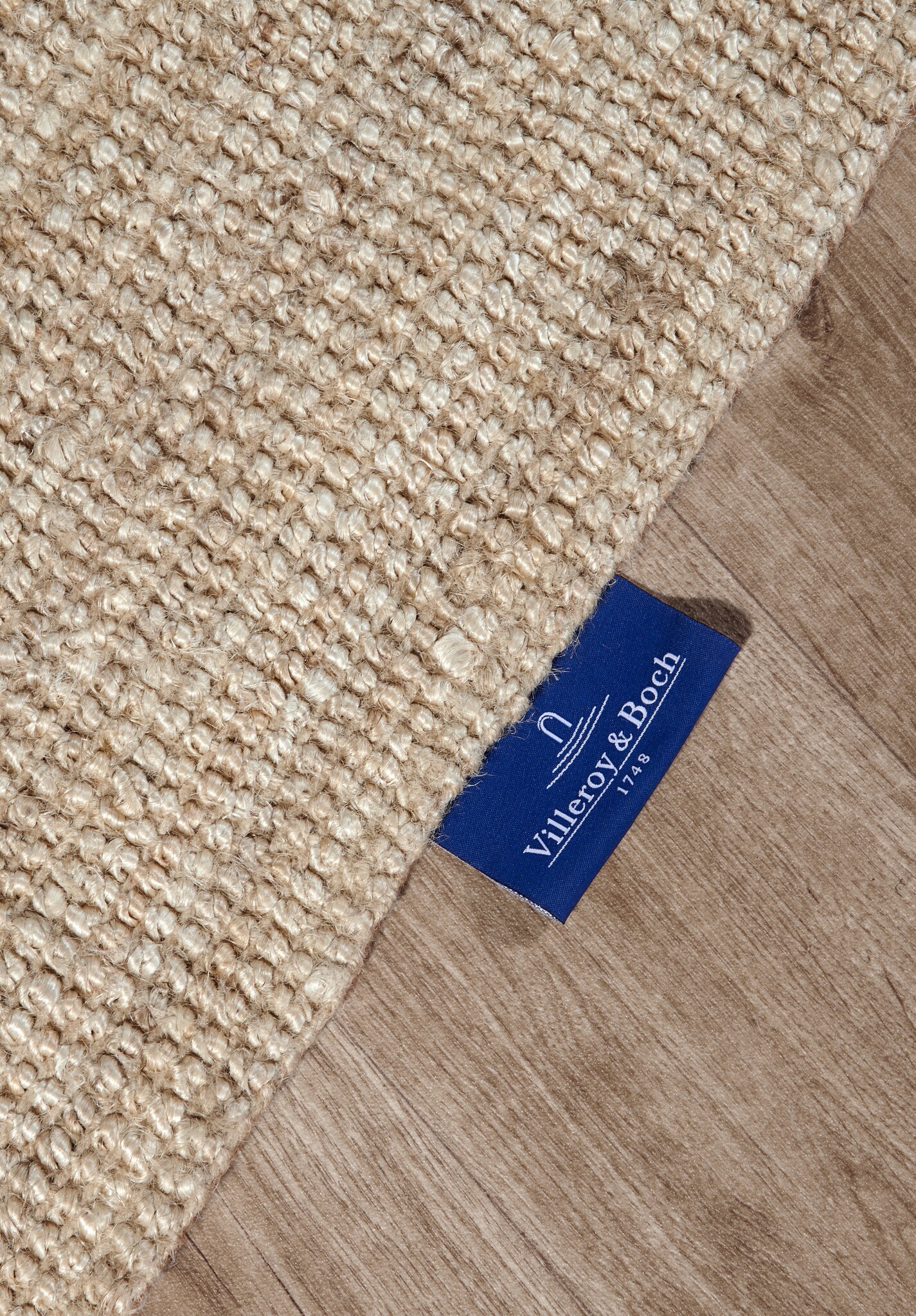 Villeroy & Boch Rosalie Jute Vloerkleed Beige Creme