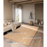 Villeroy & Boch Rosalie Jute Vloerkleed Goud