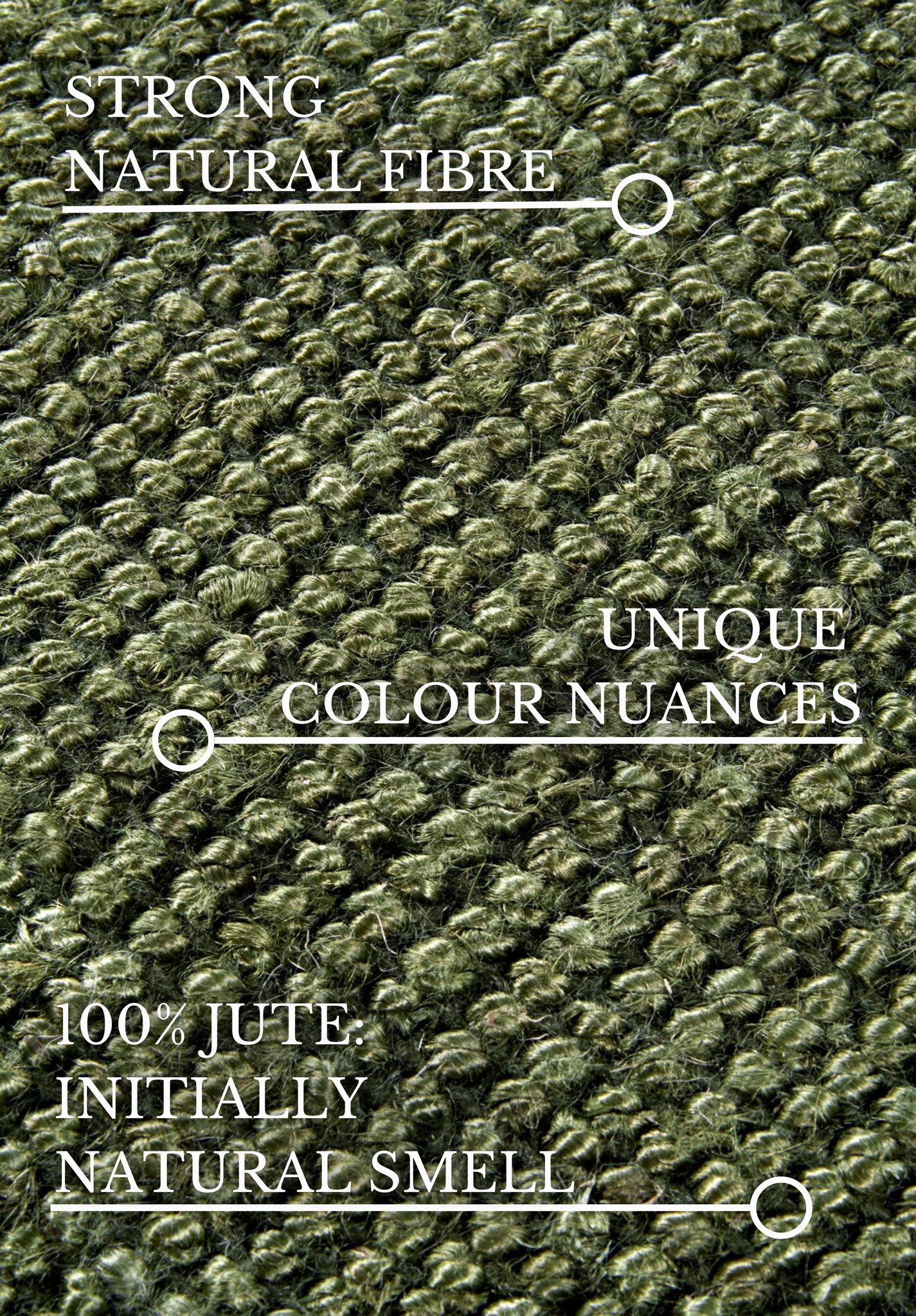 Villeroy & Boch Rosalie Jute Vloerkleed Jungle Groen