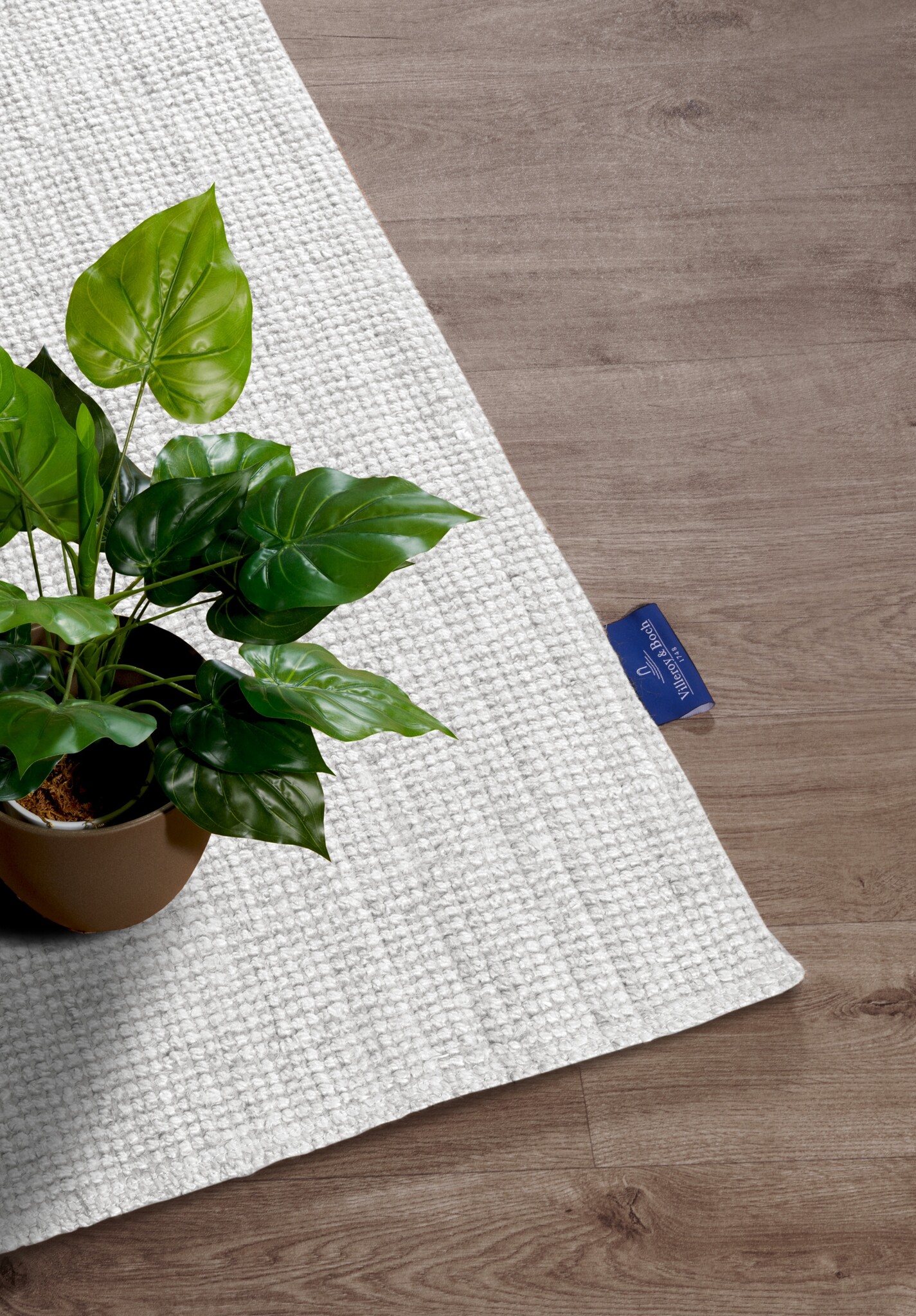 Villeroy & Boch Rosalie Jute Vloerkleed  Wit