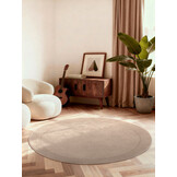 Villeroy & Boch Kari Wol Rond Vloerkleed Beige