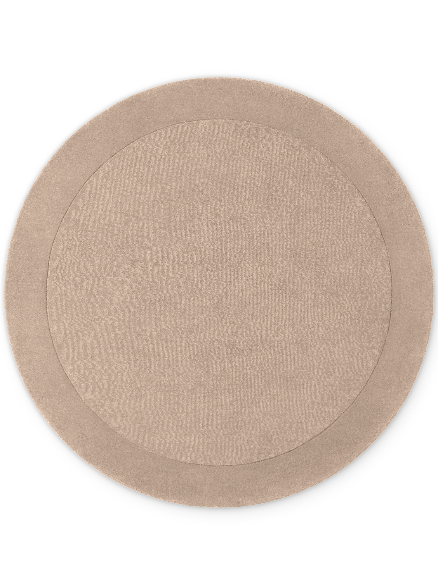 Villeroy & Boch Kari Wol Rond Vloerkleed Beige