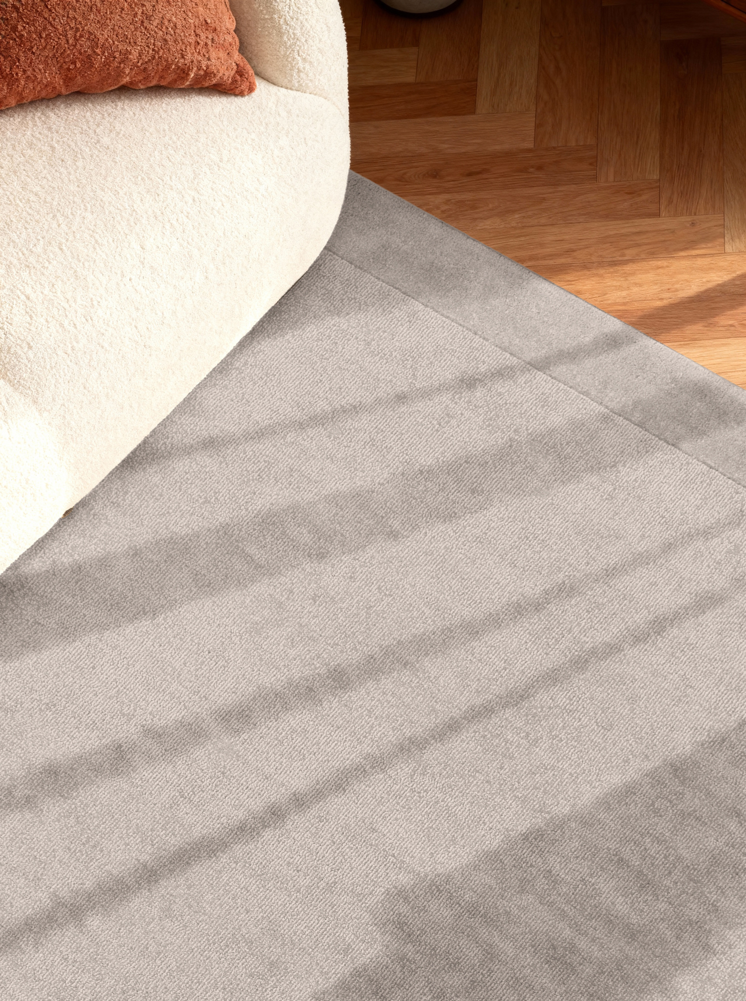 Villeroy & Boch Kari Wol Vloerkleed Grijs