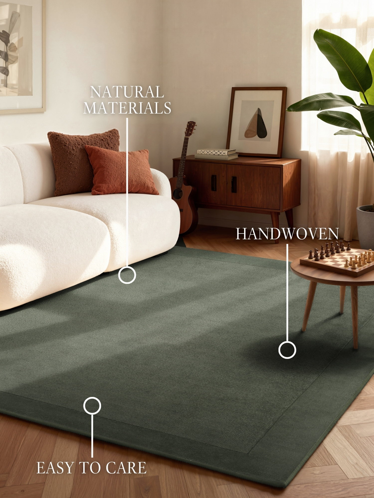 Villeroy & Boch Kari Wol Vloerkleed Groen