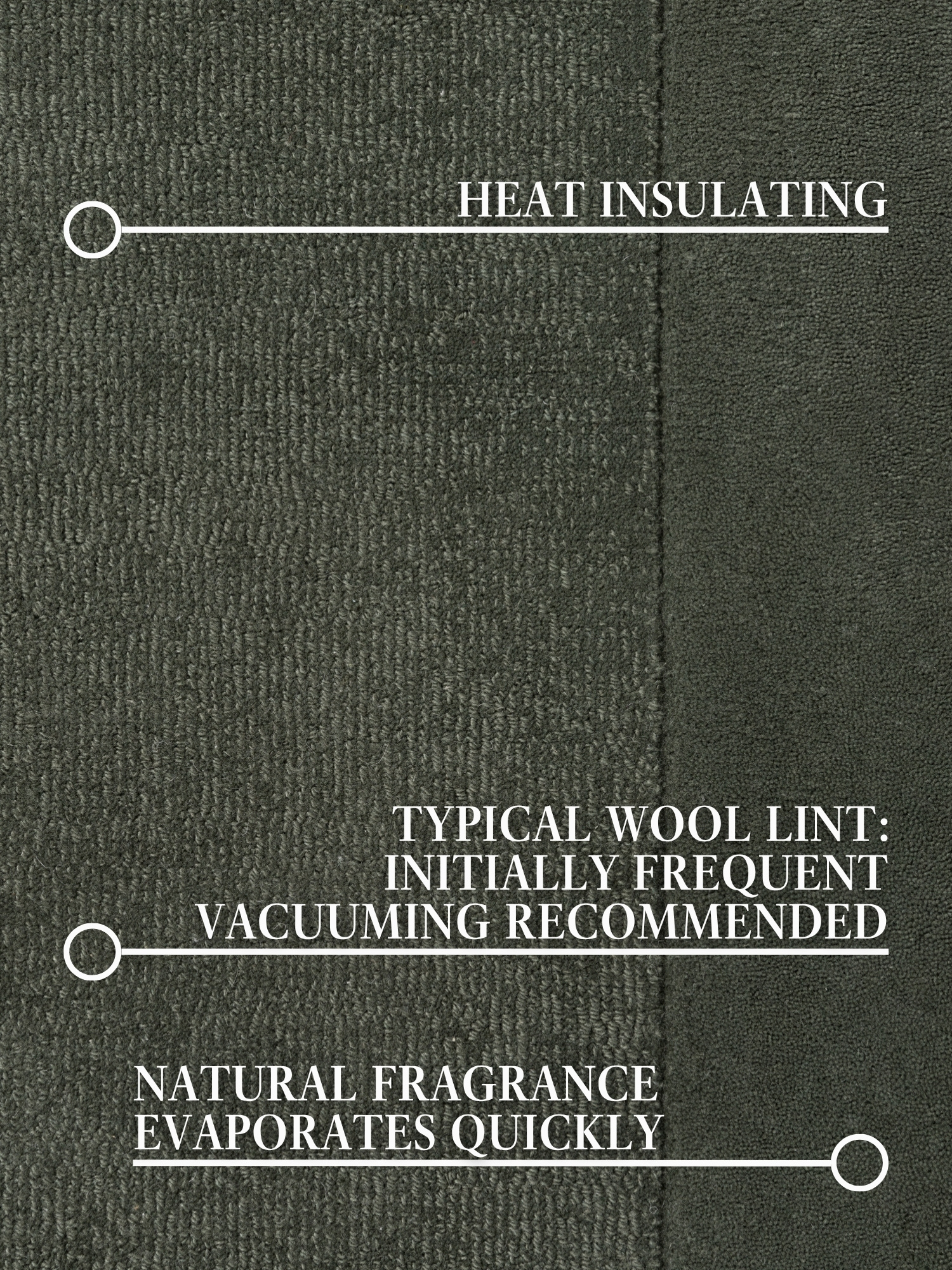 Villeroy & Boch Kari Wol Vloerkleed Groen