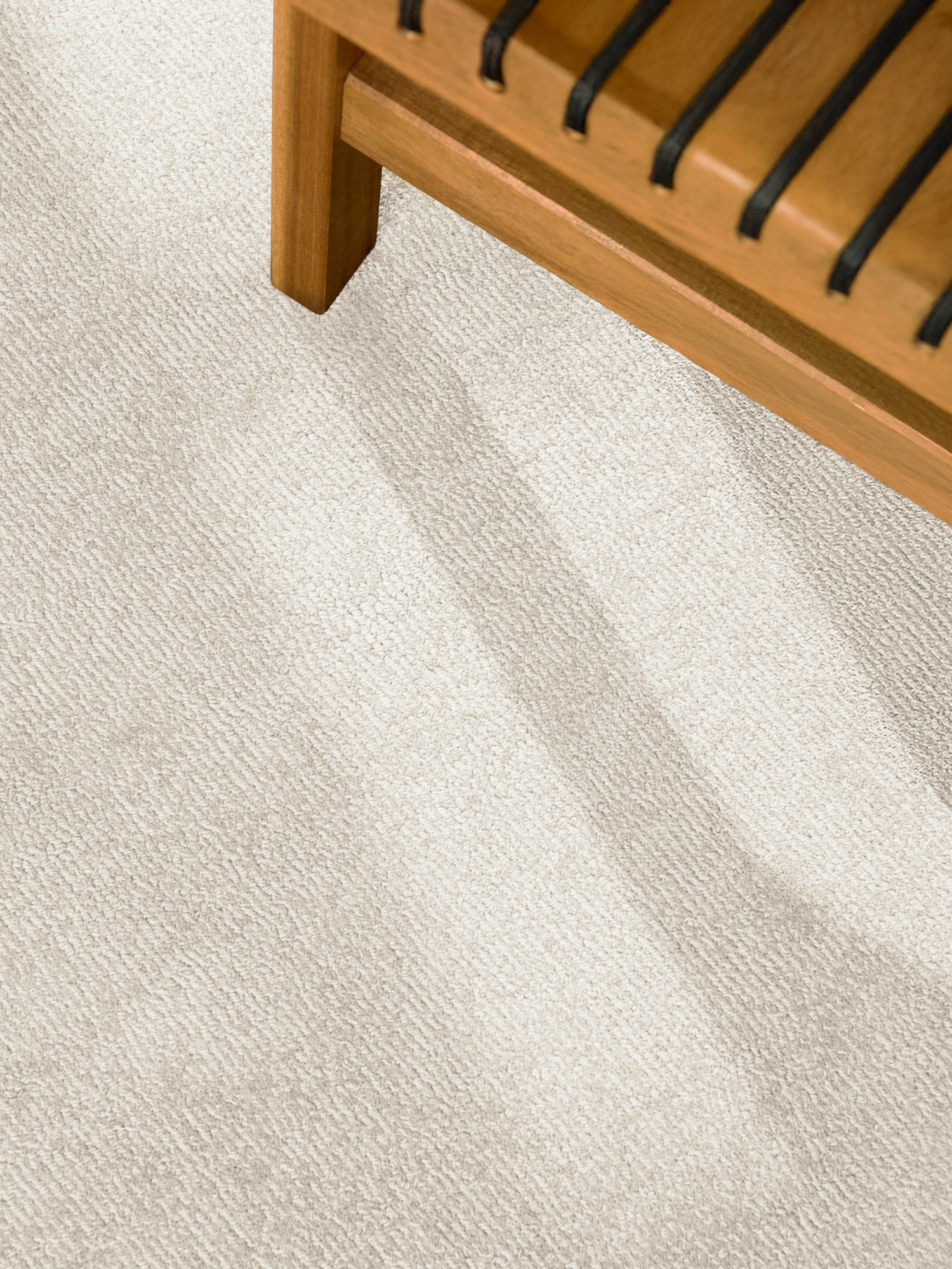 Villeroy & Boch Kari Wol Vloerkleed Organisch Rond Creme