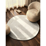 Villeroy & Boch Kari Wol Vloerkleed Organisch Rond Creme