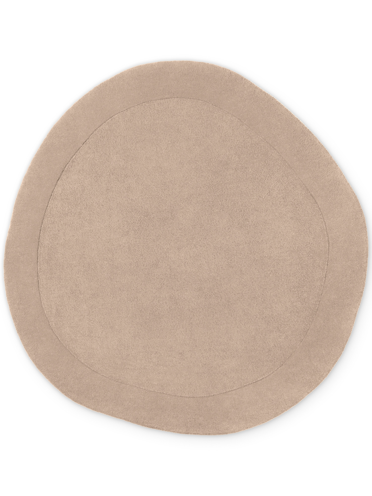 Villeroy & Boch Kari Wol Vloerkleed Organisch Rond Beige