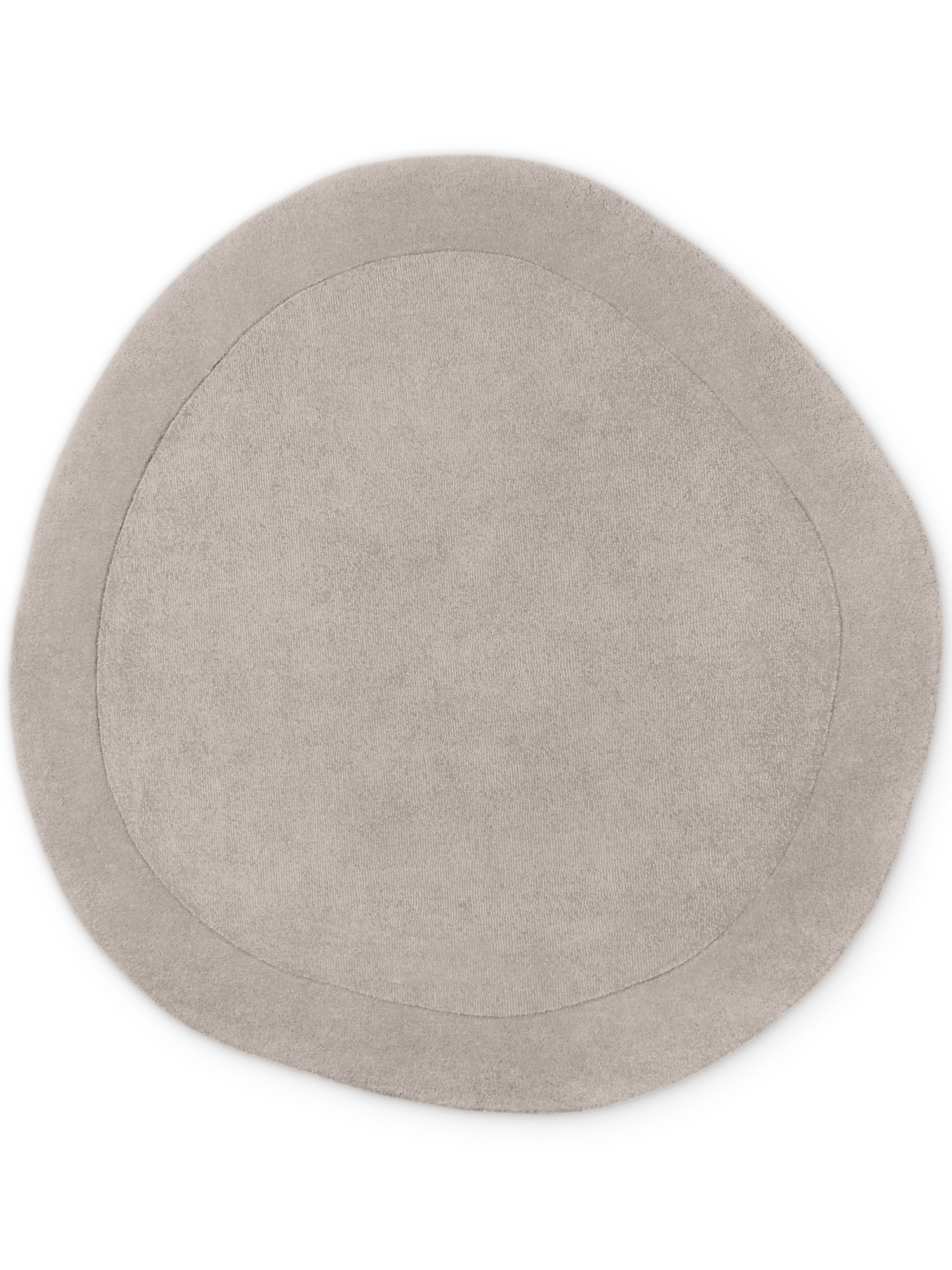 Villeroy & Boch Kari Wol Vloerkleed Organisch Rond Grijs