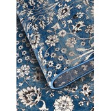 Villeroy & Boch Ernest Laagpolig Vintage Vloerkleed Blauw Creme