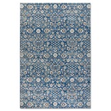 Villeroy & Boch Ernest Laagpolig Vintage Vloerkleed Blauw Creme