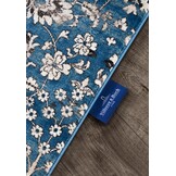 Villeroy & Boch Ernest Laagpolig Vintage Vloerkleed Blauw Creme