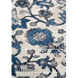 Villeroy & Boch Ernest Laagpolig Vintage Vloerkleed Creme Blauw