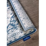 Villeroy & Boch Gabrielle Laagpolig Vintage Vloerkleed Creme Blauw