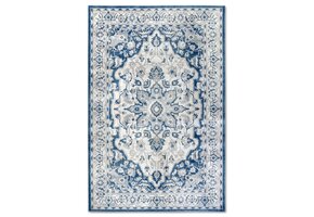 Villeroy & Boch Gabrielle Laagpolig Vintage Vloerkleed Creme Blauw