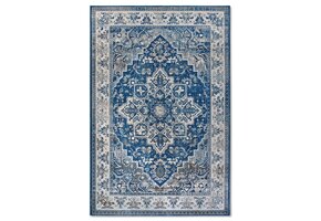 Villeroy & Boch Jehanne Laagpolig Vintage Vloerkleed Blauw Creme