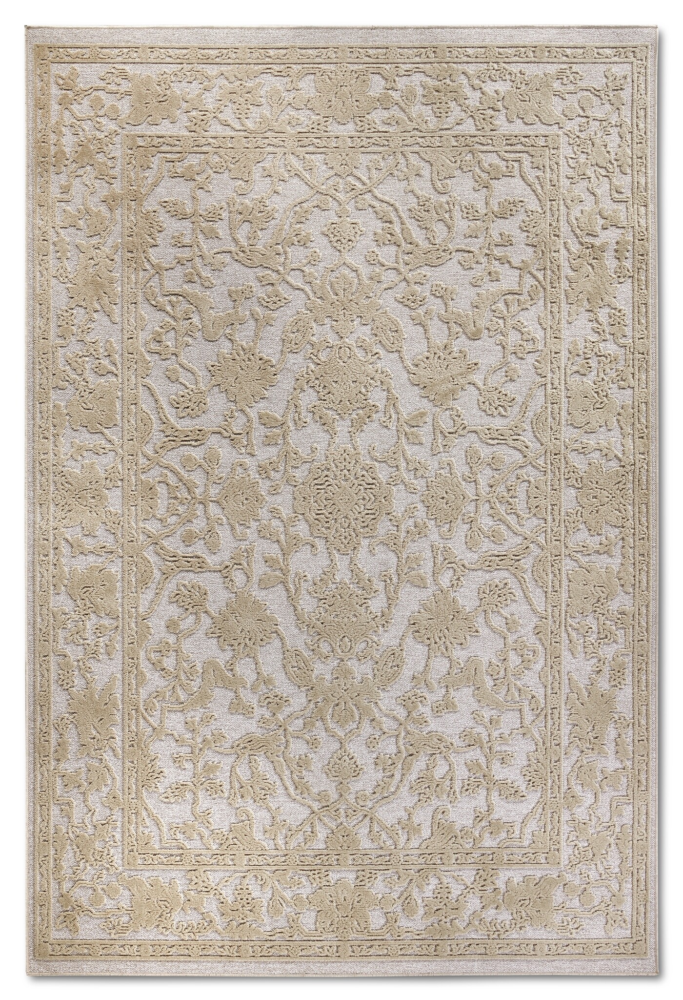 Villeroy & Boch Ambroise Laagpolig Vloerkleed Creme Beige