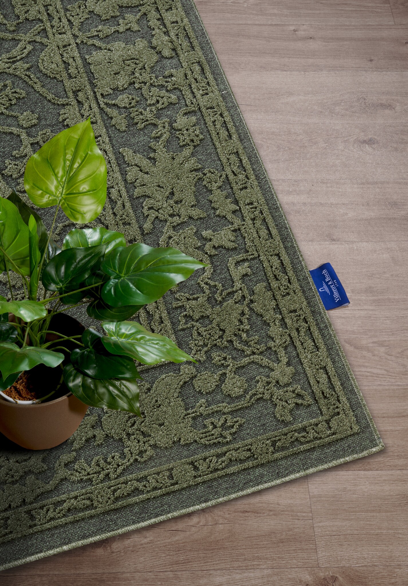 Villeroy & Boch Ambroise Laagpolig Vloerkleed Groen