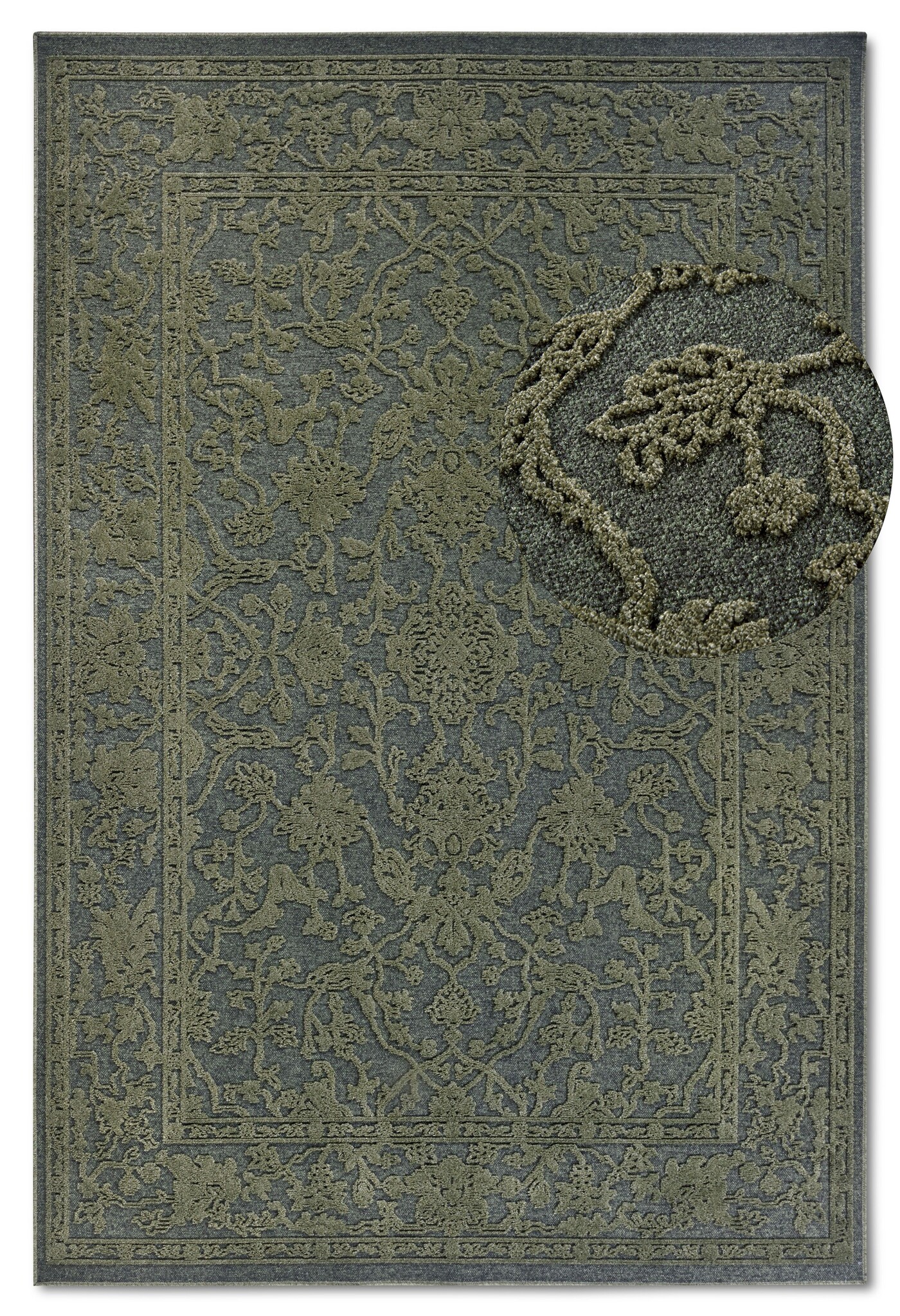 Villeroy & Boch Ambroise Laagpolig Vloerkleed Groen