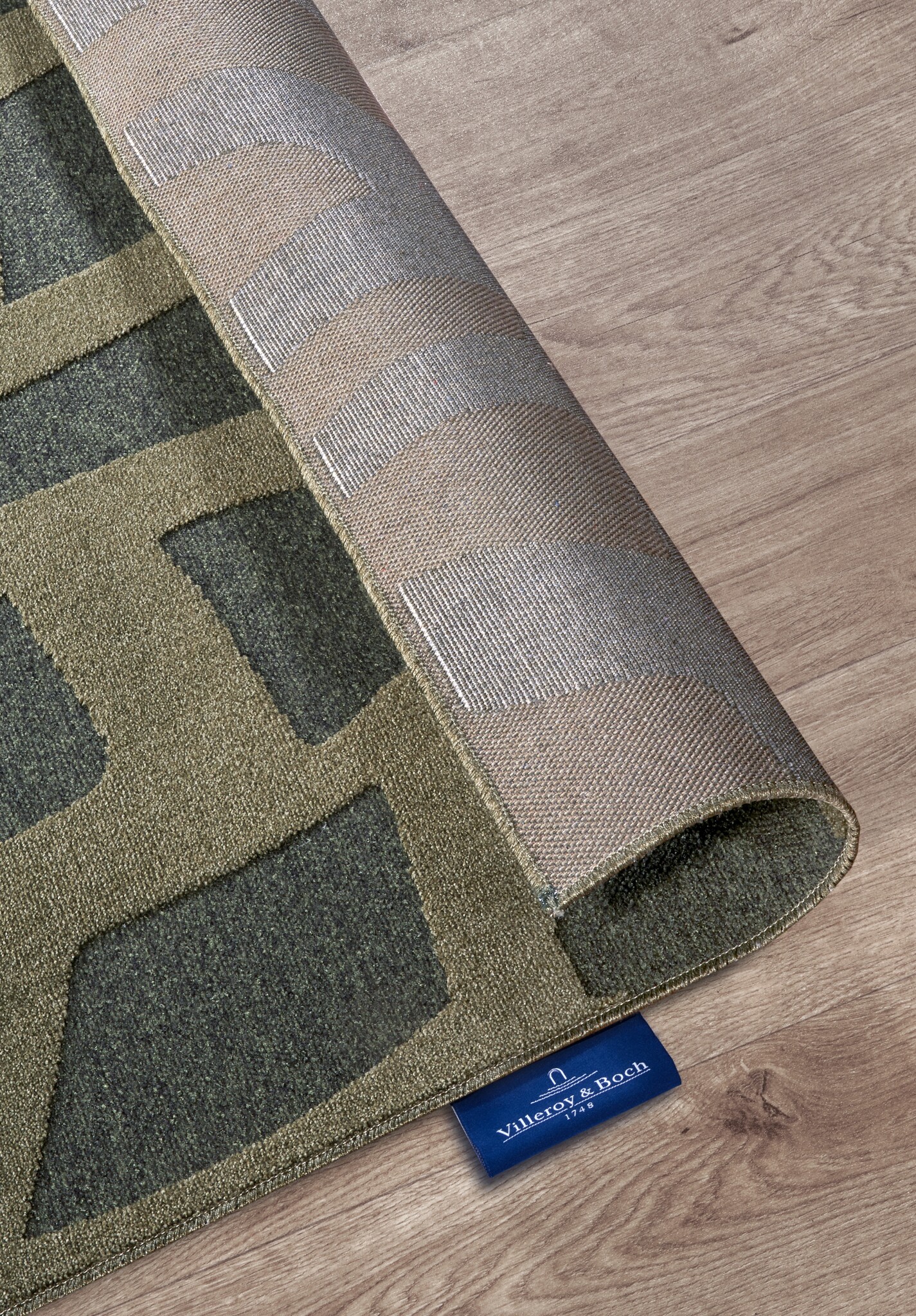 Villeroy & Boch Therese Laagpolig Vloerkleed Jungle Groen