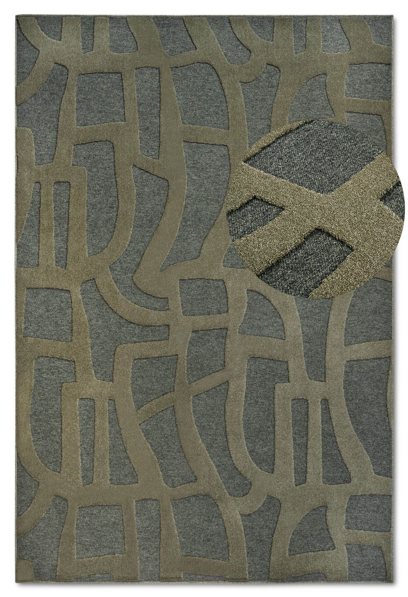 Villeroy & Boch Therese Laagpolig Vloerkleed Jungle Groen