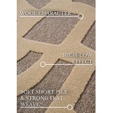 Villeroy & Boch Therese Laagpolig Vloerkleed Grijs Beige