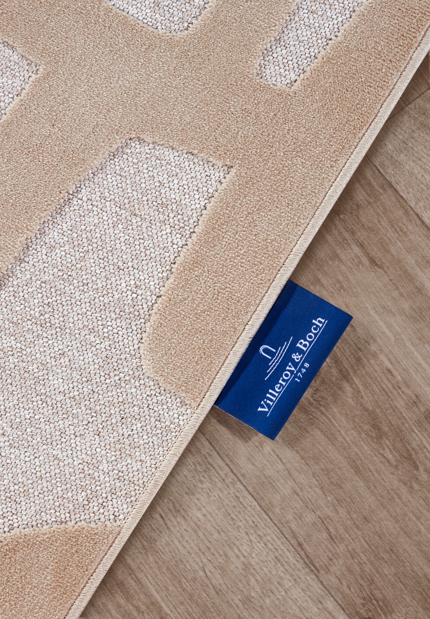 Villeroy & Boch Therese Laagpolig Vloerkleed Creme