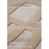 Villeroy & Boch Therese Laagpolig Vloerkleed Creme