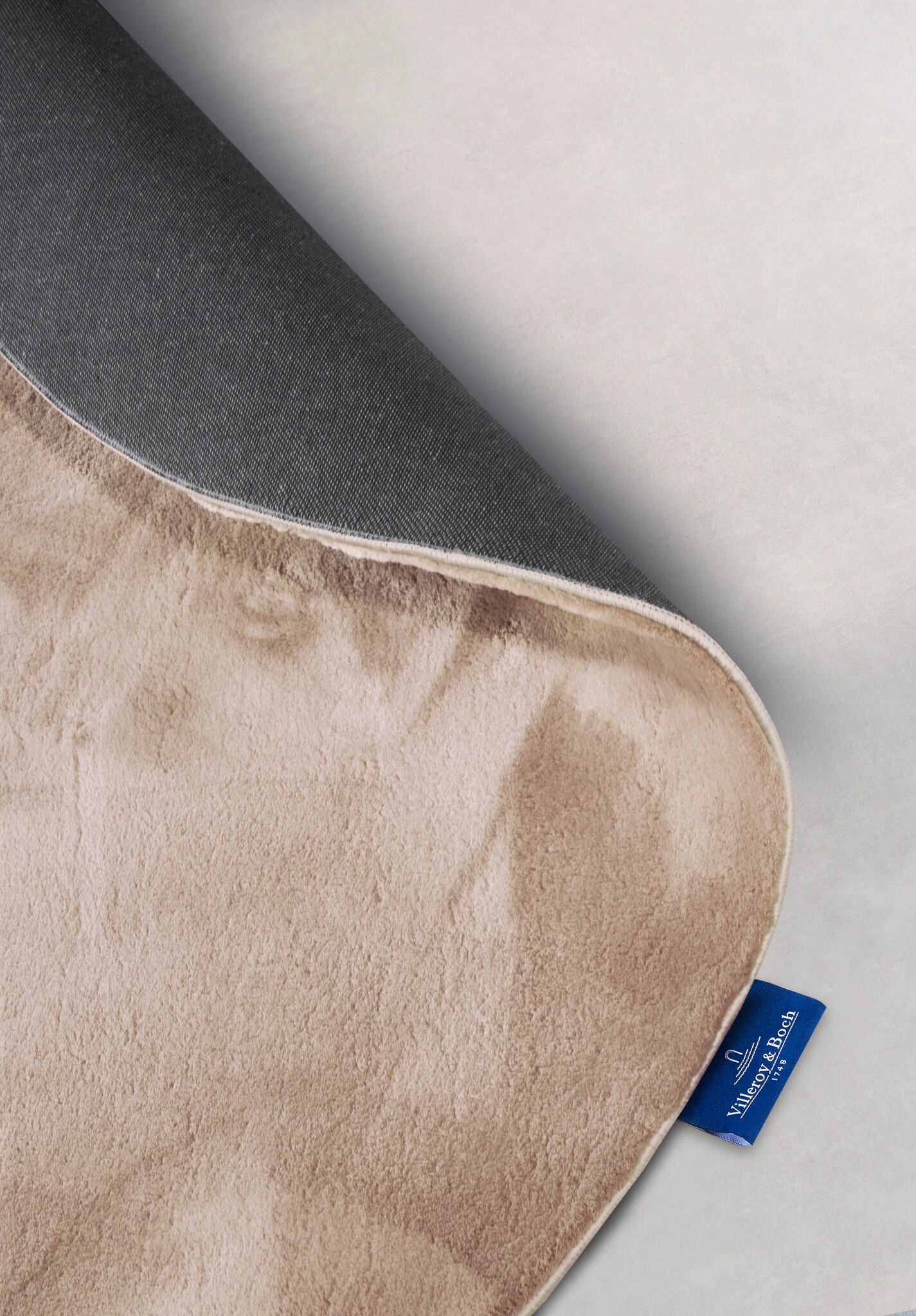 Villeroy & Boch Leon Hoogpolig Rond Vloerkleed Creme