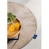 Villeroy & Boch Leon Hoogpolig Rond Vloerkleed Creme